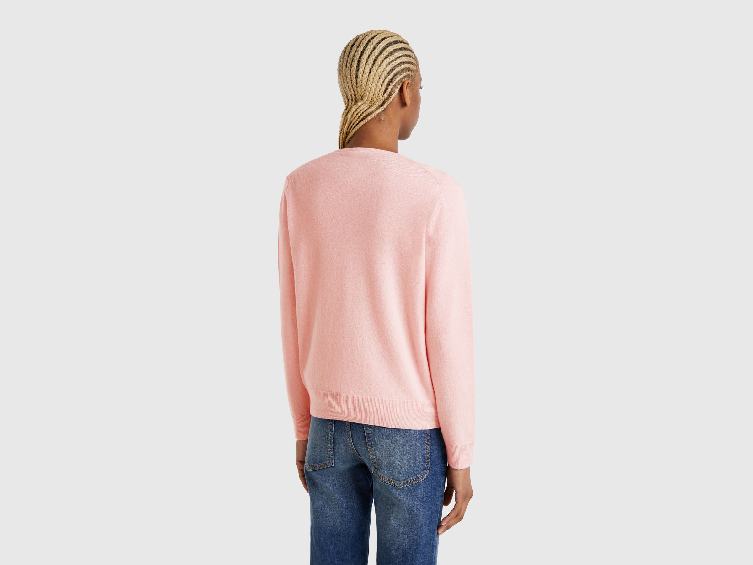 V NECK SWEATER L/S Women image number 2